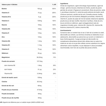 Multivitamines - 100 Gélules