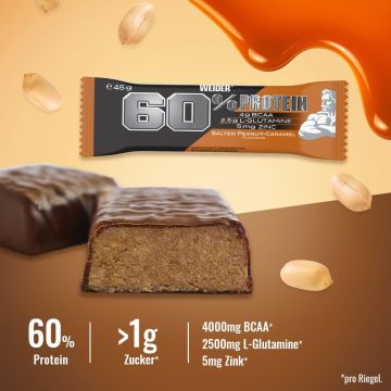 60% Protein Bar - Boite de 24