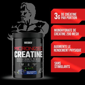 Micronized Creatine - Pot de 300 Gr