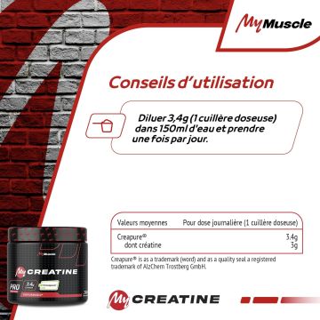 My Creatine Creapure® - Pot de 300 Gr