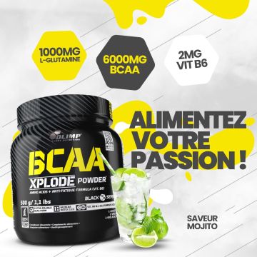 BCAA Xplode Powder - Pot de 500 Gr