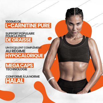 L-Carnitine 1500 Extreme Mega Caps - Boite de 120 Caps