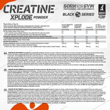 Creatine Xplode Powder - Pot de 500 Gr