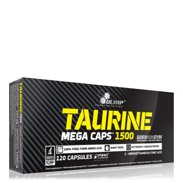 Taurine 1500 Mega Caps - 120 Gélules