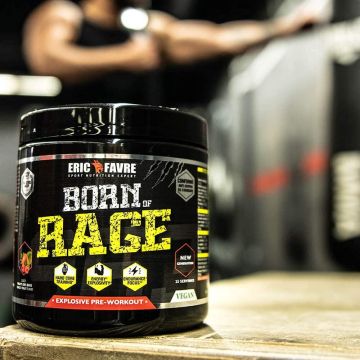 Born of rage - Explosive Préworkout vegan - Pot de 250 Gr