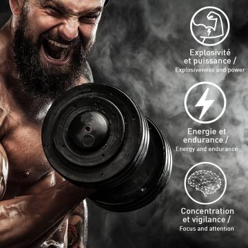 Born of rage - Explosive Préworkout vegan - Pot de 250 Gr