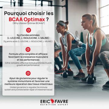 BCAA Optimax Citron - Pot de 330 Gr