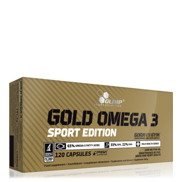 Gold Omega 3 Sport Edition - 120 Gélules