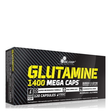 Glutamine 1400 Mega Caps - 120 Gélules