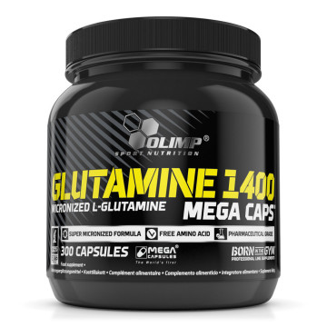 Glutamine 1400 Mega Caps - 300 Gélules