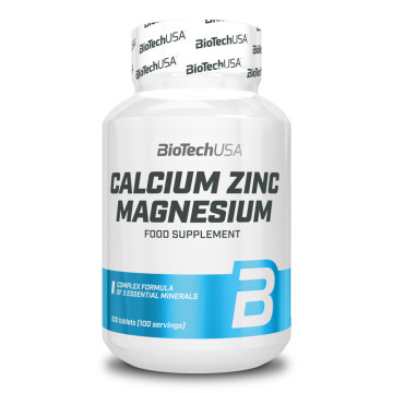 Calcium Zinc Magnesium - 100 Comprimés