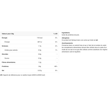 Pea Protein Isolate - 1000g