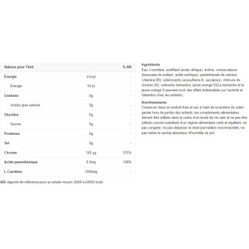 L-Carnitine+Chrome - 500ml