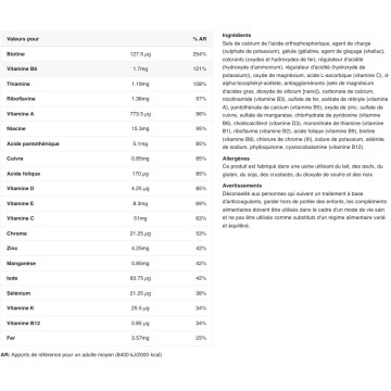 Vitamin Complex - 60 Gélules