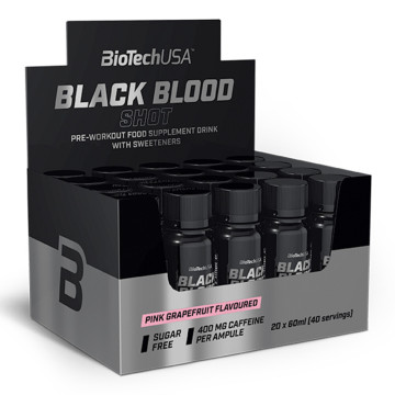 Black Blood Shot - Pack de 20