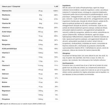 Vegan Multivitamin - 60 Comprimés