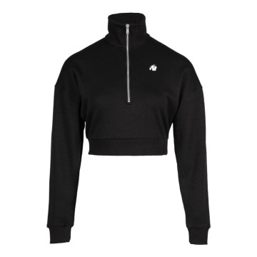 Ocala Cropped Half-Zip Sweatshirt