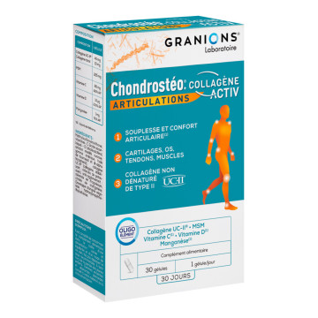 Chondrostéo®+ Collagène Activ - 30 Gélules