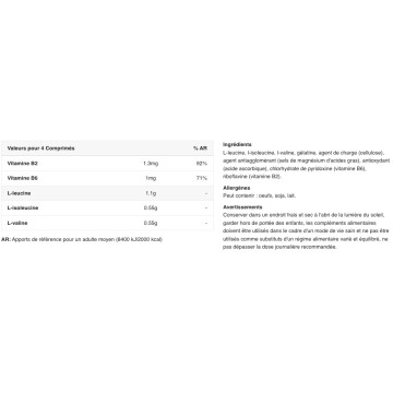 BCAA 2200 - 400 Comprimés