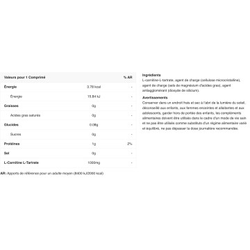 Maxi L-Carnitine - 90 Comprimés